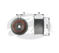Rullo tenditore cinghia distribuzione Metallo T41227 GATES per AUDI VW SKODA