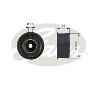 Rullo tenditore cinghia distribuzione Metallo T42076 GATES per OPEL CORSA B