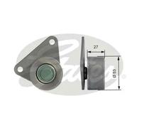 Rullo tenditore cinghia distribuzione Metallo T42097 GATES per VOLVO FORD