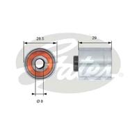 GATES T42148 Galoppino / Guidacinghia, Cinghia dentata