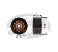 Rullo tenditore cinghia distribuzione Metallo T42162 GATES per PEUGEOT FORD MINI