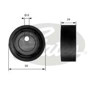 Rullo tenditore cinghia distribuzione T41064 GATES per SUZUKI SUBARU