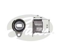 Rullo tenditore cinghia distribuzione T41157 GATES per RENAULT VOLVO MITSUBISHI