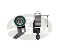 Gates Rullo tenditore T41280 - Cinghia dentata per Toyota