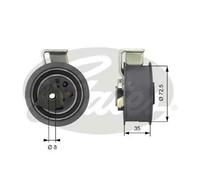 Gates Rullo tenditore cinghia distribuzione Powergrip T43019