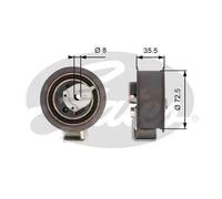 GATES T43020 Rullo tenditore, cinghia dentata