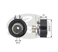 GATES T43061 Rullo tenditore cinghia dentata Puleggia tendicinghia distribuzione Rullo tenditore cinghia distribuzione Rullo tenditore distribuzione