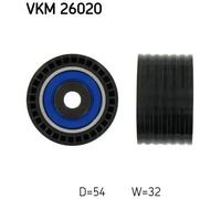 Rullo tenditore cinghia distribuzione VKM 26020 SKF per RENAULT DACIA NISSAN