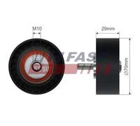 Fast Rullo tenditore cinghia FT44575 Poly V per Fiat, Iveco