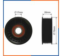 Rullo tenditore, cinghia poly-v per AUDI | 022145299E