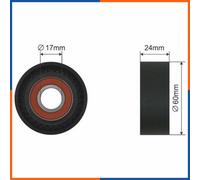 NTY RNK-AU-015 Rullo tenditore, Cinghia Poly-V per AUDI,SEAT,SKODA,VW