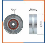 NTY Galoppino/Guidacinghia, Cinghia Poly-V compatibile con AUDI SEAT SKODA VW
