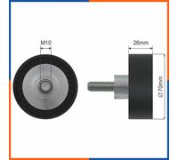 Rullo tenditore, cinghia poly-v per BMW | 11281435594