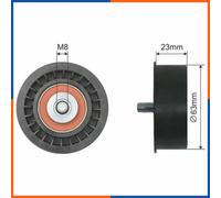 Rullo tenditore, cinghia poly-v per CHEVROLET | 0066312, 0210-09-05312P