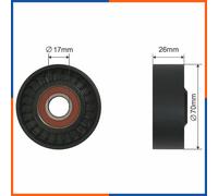 NTY Tendicinghia, Cinghia Poly-V compatibile con CHRYSLER RNK-CH-022