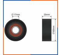 Rullo tenditore, cinghia poly-v per CITROEN | 575194