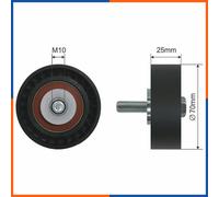 Rullo tenditore, cinghia poly-v per CITROEN | APV1024, 22351