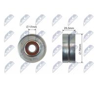 Rullo tenditore, Cinghia Poly-V per HONDA OPEL VAUXHALL ASTRA ASTRA H CLASSIC AS