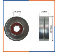 NTY RNK-KA-004 Rullo tenditore cinghia Poly-V