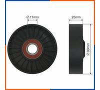 Rullo tenditore, cinghia poly-v per OPEL | 1340530