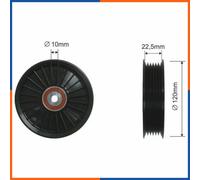 Rullo cinghia trapezoidale RNK-PL-022 NTY per OPEL SAAB VAUXHALL