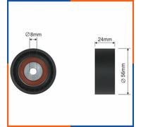 Rullo tenditore, cinghia poly-v per RENAULT | 7700869666