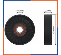 NTY RNK-SA-000 Rullo tenditore cinghia Poly-V