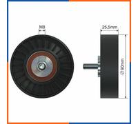 Rullo tenditore, cinghia poly-v per VW | APV2136, T36005