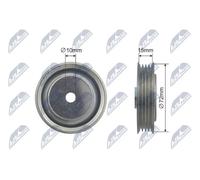 NTY Rullo tenditore cinghia RNK-HD-017 per Honda / Subaru