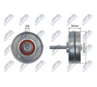 Rullo tenditore cinghia RNK-MZ-014 NTY per MAZDA 6 Tre volumi 6 Hatchback 3