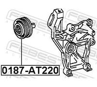 Rullo tenditore cinghia trapezoidale 0187-AT220 FEBEST per TOYOTA STARLET SUPRA