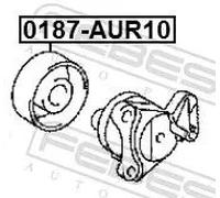 FEBEST 0187-AUR10 Rullo tenditore cinghia Poly-V
