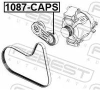 Rullo tenditore cinghia trapezoidale 1087-CAPS FEBEST per OPEL SAAB FIAT