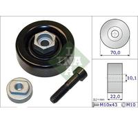 Rullo Tenditore Cinghia Poly V Ina 531 0864 10 per Chevrolet Chevrolet (sgm)