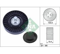Rullo tenditore cinghia trapezoidale 531 0966 10 INA per VW PORSCHE AUDI