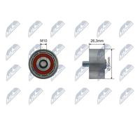 NTY RNK-KA-014 Rullo tenditore cinghia Poly-V
