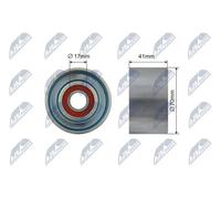 NTY RNK-TY-037 Rullo tenditore cinghia Poly-V