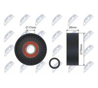 Rullo tenditore cinghia trapezoidale Plastica RNK-BM-008 NTY per BMW 3 Touring 3