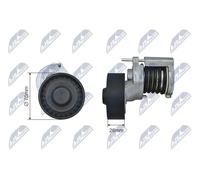 Rullo tenditore cinghia trapezoidale RNK-AU-019 NTY per VW SEAT SKODA AUDI