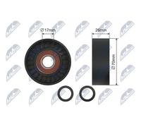 Rullo tenditore cinghia trapezoidale RNK-BM-004 NTY per BMW 3 Touring 3 Coupé 3