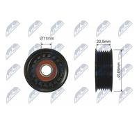 Rullo tenditore cinghia trapezoidale RNK-MZ-011 NTY per MAZDA 6 Tre volumi 3
