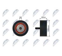 NTY Rullo tenditore cinghia Poly-V