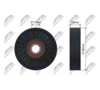 NTY RNK-SA-000 Rullo tenditore cinghia Poly-V