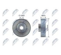 NTY RNK-SU-017 Rullo tenditore cinghia Poly-V