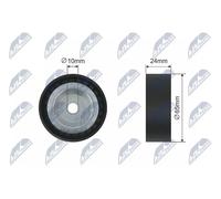 Rullo tenditore cinghia trapezoidale RNK-VW-013 NTY per SKODA AUDI VW SEAT