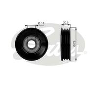 GATES T38030 Rullo tenditore cinghia Poly-V