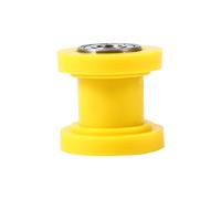 Rullo tenditore tenditore puleggia 10 mm, Guida Catena per tenditore Slider Rullo Catena Keenso per Moto Pit Dirt Mini Bike ATV(Giallo)