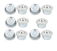 Rullo trasportatore for unità cuscinetto di trasferimento a sfera con montaggio a flangia diametro 15 mm 11 pz