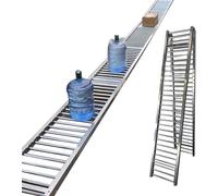 Rullo trasportatore Light-Du 40 cm di larghezza x 300 cm di lunghezza in acciaio zincato e resistente alla ruggine, ideale per lo scarico di magazzini e soluzioni per la movimentazione dei materiali