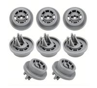 Rullo universale for lavastoviglie 8 pezzi, compatibile con Bosch